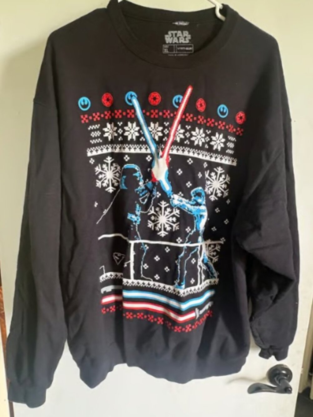Star Wars Christmas Lightsaber Ugly Sweater Sweatshirt